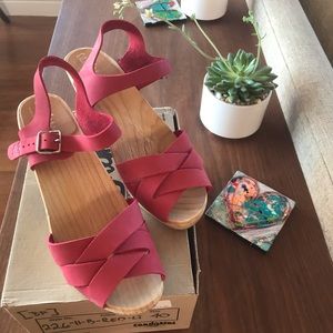 Sandgrens Swedish Handmade Wooden Clog Sandals 40